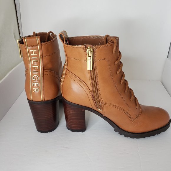 Tommy Hilfiger Shoes - Tommy Hilfiger Elyssa Brown Lace Up Ankle Boot 6.5